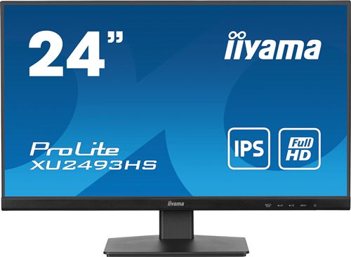 Non Communiqué Noir, Mat Ecran Pc Iiyama Prolite Xu2493hs-B6 100 Hz 0.5Ms 24"