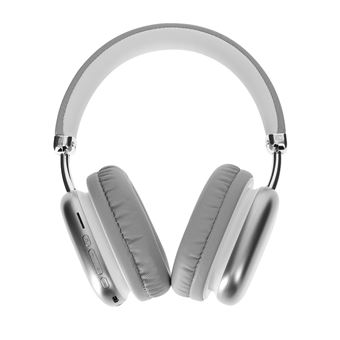 Casque Bluetooth Sans Fil Microphone Intégré Avizar Argent - 1