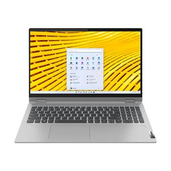 Lenovo IdeaPad Flex 5 16IAU7 82R8 - Conception inclinable - Intel Core i7 1255U / 1.7 GHz - Win 11 Home - Iris Xe Graphics - 16 Go RAM - 512 Go SSD NVMe - 16" IPS écran tactile 1920 x 1200 - Wi-Fi 5 - gris orage - clavier : Suisse