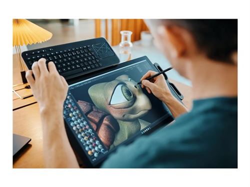 Wacom Cintiq Pro 22 - Numériseur Avec Ecran Lcd - 47.6 X 26.8 Cm - Multitactile - Électromagnétique - 8 Boutons - Filaire - Hdmi, Displayport, Usb-C - Image 3
