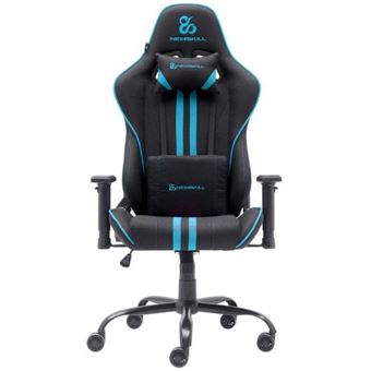Chaise Gaming Newskill Kitsune V2 en Tissu Noir Spatial/Bleu - 1