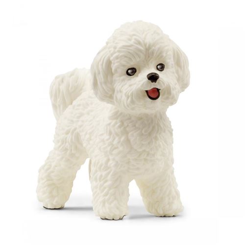 Schleich Marron Figurine Bichon Frisé - Adorable Compagnon À Quatre Pattes - Neuf - Image 3