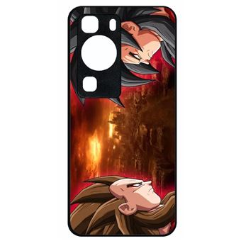 JEZSTHAI Coque Compatible Avec Huawei P60 Art, Coque En Silicone Souple Antichoc Et Fine, Anti-rayures Avec Motif + Cordon Tour De Cou Réglable, Cordon De Téléphone, Dragonne - PAT-A09