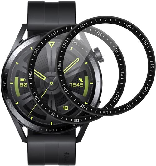 Verre Tremp&eacute; pour Huawei Watch GT 3 46mm [Lot de 2] Film Protection Ecran Montre Anti Rayure
