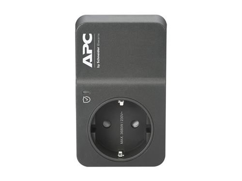 APC SurgeArrest - Protection contre les surtensions - CA 230 V - connecteurs de sortie : 1 - Allemagne - noir