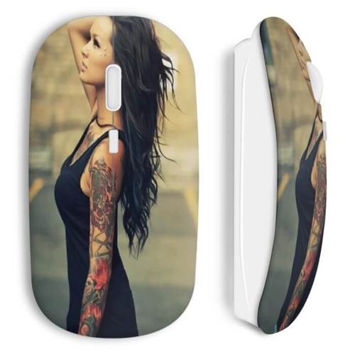 MANIACASE Souris Sans Fil Sexy Girl Tattoo 