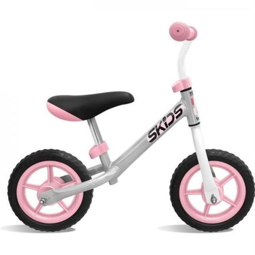Draisienne Velo Grise Et Rose - Skids Control