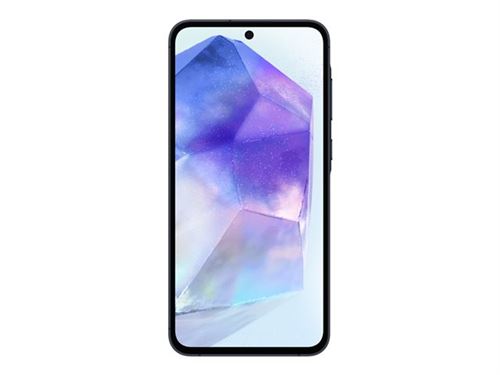 Samsung Galaxy A55 - Enterprise Edition - 5G smartphone - double SIM - RAM 8 Go / Mémoire interne 128 Go - microSD slot - écran OEL - 6.6 - 2340 x 1080 pixels (120 Hz) - 3 x caméras arrière 50 MP, 12 MP, 5 MP - front camera 32 MP - bleu nuit