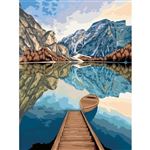Ravensburger CreArt Grand Format 30x40 Cm Lake Views - Peinture Par Numéros Adulte, Loisir Créatif Détente Dès 12 Ans
