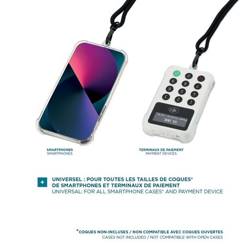 Cordon Dragonne Réglable Pour Téléphone - Longueur 160 Cm, Fibre D'aramide - Pour Cou, Poignet, épaule - Anti-chute