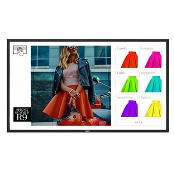 NEC MultiSync ME501 IR-2 - Écran LED - 50" - 3840 x 2160 4K @ 60 Hz - VA - 400 cd/m² - 8 ms - HDMI, DisplayPort - haut-parleurs - 1