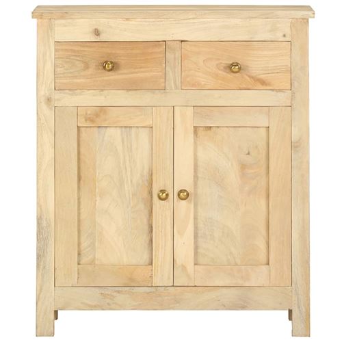 vidaXL Armoire latérale 65 x 30 x 75 cm Bois de manguier solide