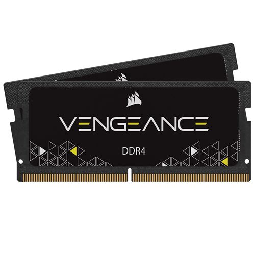 CORSAIR Vengeance - DDR4 - kit - 32 Go: 2 x 16 Go - SO DIMM 260 broches - 3000 MHz / PC4-24000 - CL18 - 1.2 V - mémoire sans tampon - non ECC