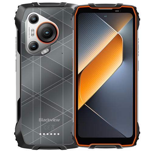 Blackview BL7000 Téléphone Portable 6.78, 7500mAh, 24(8+16)Go+256Go, 50MP+32MP,Empreinte digitale/NFC,Dual SIM 5G smartphone-357g-Orange