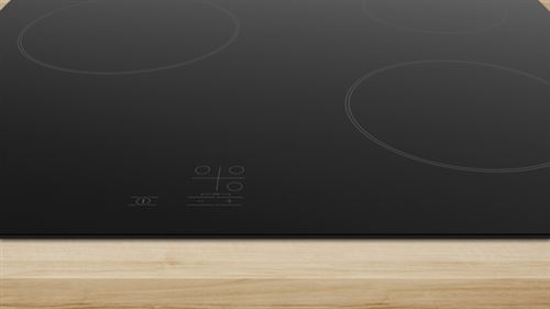 Plaque induction Bosch Table de cuisson vitrocéramique 60cm 3 feux 5400w  noir PKM61RAA8F