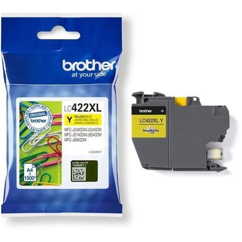 Cartouche d encre Brother LC422XL Jaune