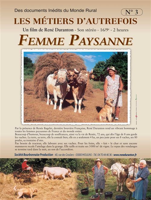 Femme Paysanne - 2018 - René Duranton - 116x158cm - Affiche de cinéma originale pliée