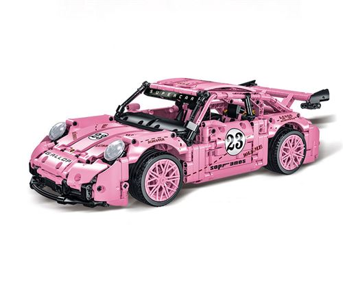 Blocs de construction MORK 023024 GT RACING Rose 1268 pièces