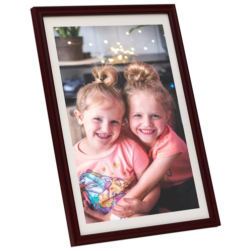 vidaXL Collage de cadres photo 3 pcs de mur table Rouge foncé 70x90 cm