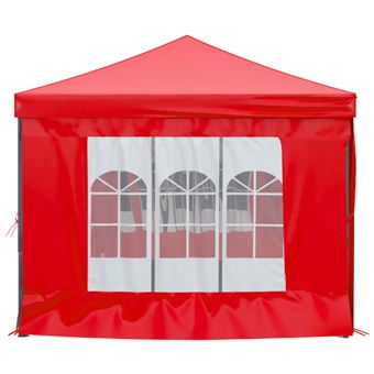 Tente de réception pliable et parois Aluminium 2x2 m Anthracite - Tente