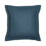 Taie d'oreiller Essential - 63 x 63+5 cm - 100% Coton uni - Paon