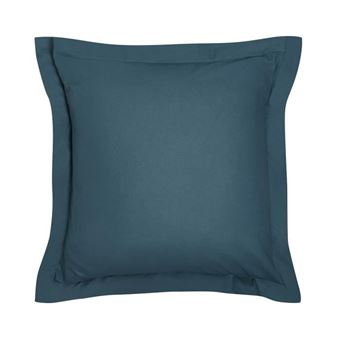 Taie d'oreiller Essential - 63 x 63+5 cm - 100% Coton uni - Paon