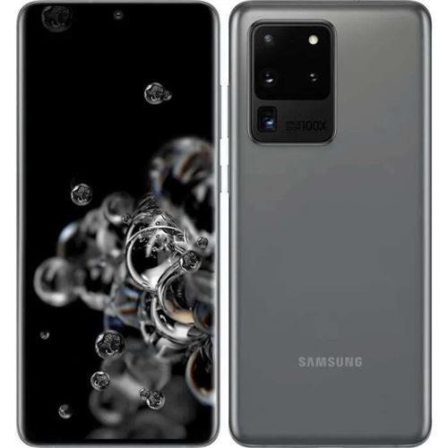 Smartphone Samsung Galaxy S20 Ultra Reconditionné 128 Go 6.9'' Gris