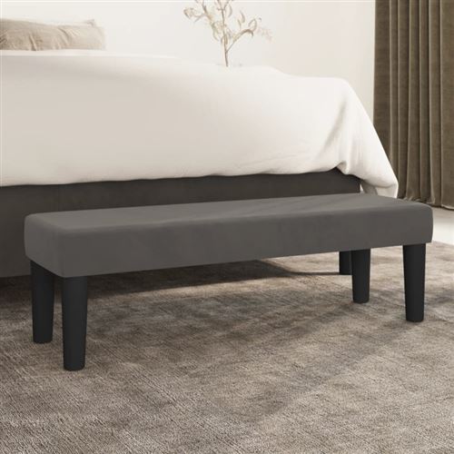 Vidaxl Gris - Velours - Image 3