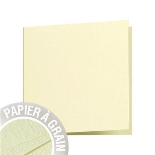 Carte double Pollen 135x135mm eau de citron