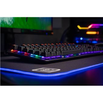 Clavier filaire Gaming Azerty The G-Lab Keyz Carbon V3 Noir