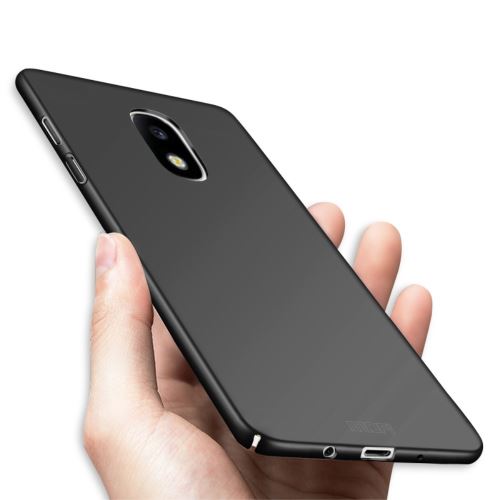 Coque en plastique  micro bouclier noir et dur mat pour votre Samsung Galaxy J5 (2017)