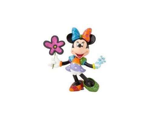 Statuette - Mickey - Britto - Minnie Mouse avec fleurs