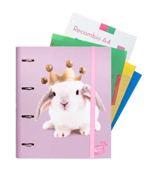 Carpeblock 4 Anneaux Studio Pets Rabbits