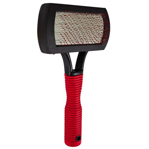 Brosse souple 10 x 17 cm Pelage ext&eacute;rieur, Base du pelage pour chien
