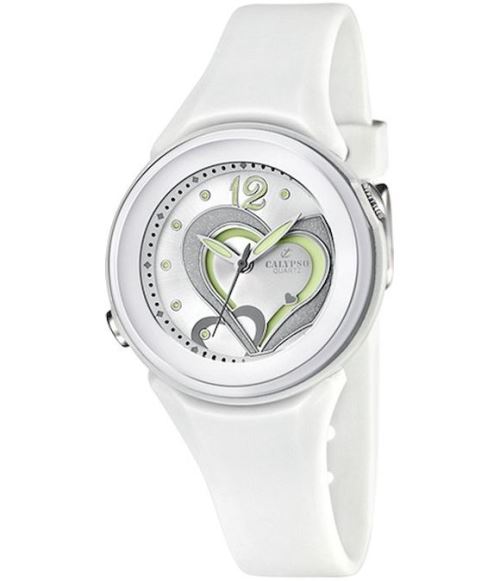 Calypso Montre Femme K5576/1 Argent, Blanc