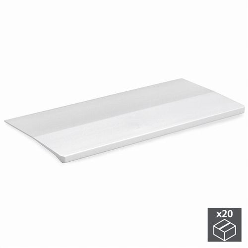 Lot de 20 poignées adhésives Tulip1 EMUCA en aluminium finition anodisé mat L 158 mm - 9162462