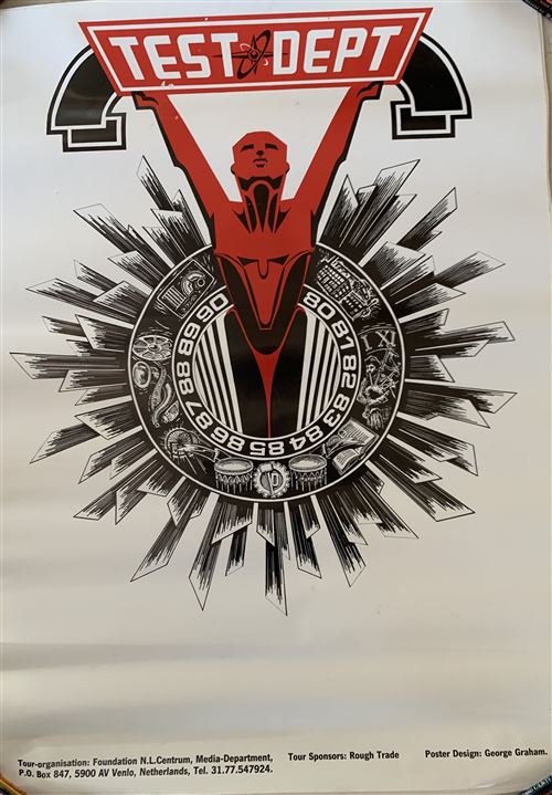 TEST DEPT - Tour 1990 - 64x89cm - Affiche
