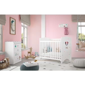 Lit Bebe A Barreaux Disney Baby Minnie Lit Pour Enfant Achat Prix Fnac