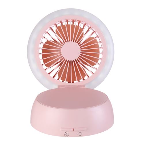 Usb Rechargeable Ventilateur Lampe de Table Champignon à Pile Forme CFYP077