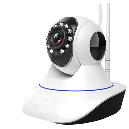 Caméra sans fil 1080P surveillance à domicile à 360 degrés WIFI Moniteur HD à distance - Multicolore