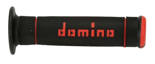 Revêtements DOMINO Trial full grip noir/rouge