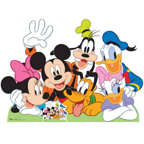 Figurine en carton Mickey et ses amis Disney H 99 CM