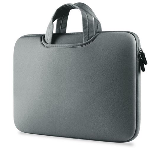 Pochette avec poignee 15 pour MACBOOK Pro Housse Protection Sacoche Ordinateur Portable PC Tablette 15 Pouces (GRIS)