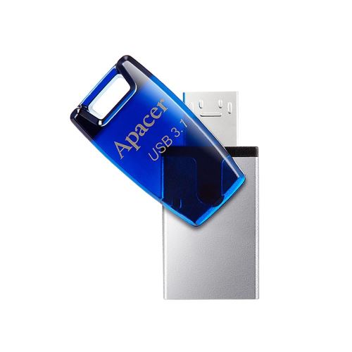 Apacer AH179 32GB Lecteur USB Flash 32 Go USB Type-A 3.1 (3.1 Gen 1) Bleu - Lecteurs USB Flash (32 Go, USB Type-A, 3.1 (3.1 Gen 1), Pivotant, 3,5 g, Bleu)