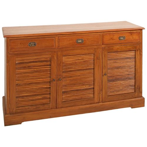 Buffet /Bahut bois 3 portes 3 tiroirs bouguy