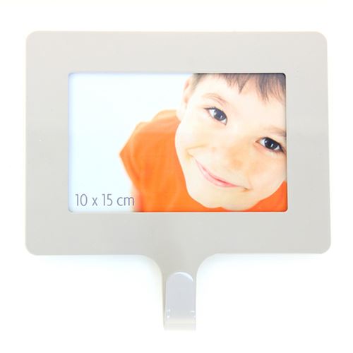 Atmosphera - Cadre photo Happy home - L. 15 cm - Blanc