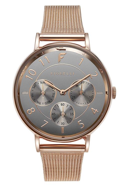Fiorelli Femmes Analogique Quartz Montre avec Bracelet en Aluminium FO047RGM