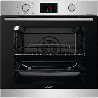 Sauter SOP6211X - Four - intégrable - niche - largeur : 56 cm - profondeur : 55 cm - hauteur : 58.5 cm - avec système auto-nettoyant - classe A+ - noir/inox
