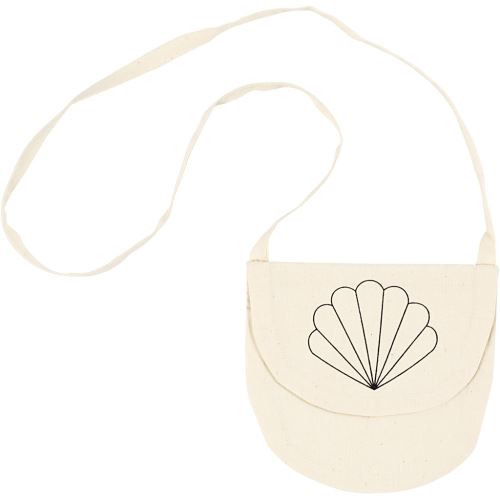 Creative sac à bandoulière 15 x 14 cm coquille d'huître