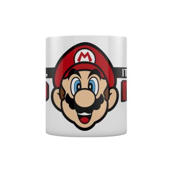 Super Mario Tasse en boîte Its A Me Mario blanc